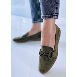 PA1 Mocassins femme Isidora Vert 2