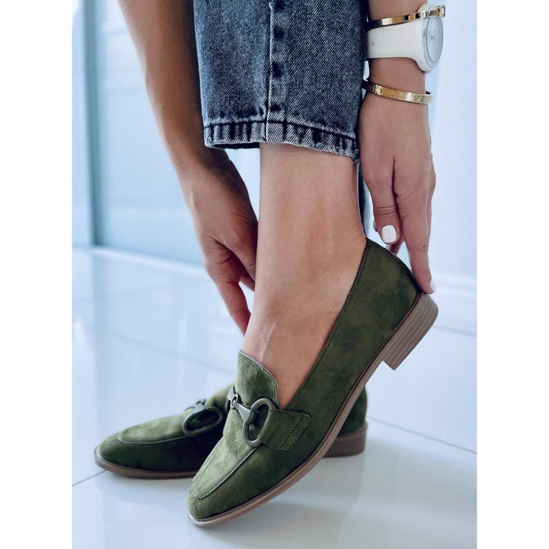 PA1 Mocassins femme Isidora Vert 1