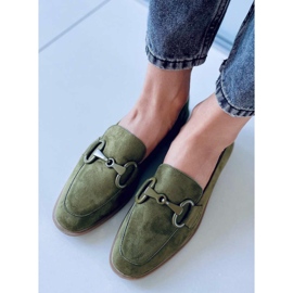 PA1 Mocassins femme Isidora Vert 4