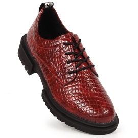 T.Sokolski Chaussures pour femme laquées crocodile rouge T. Sokolski 1