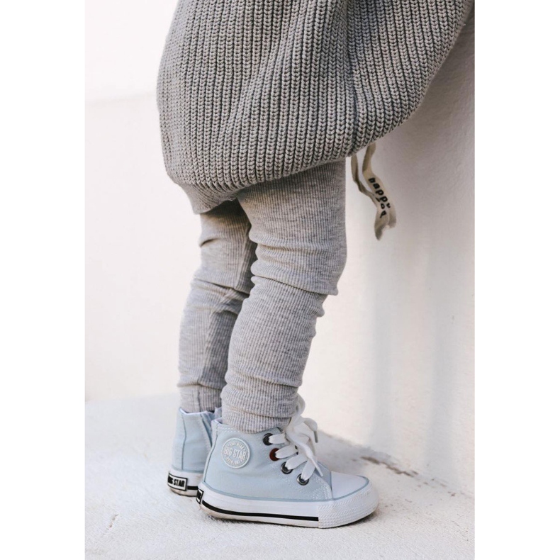 Baskets montantes pour enfants avec fermeture éclair Big Star HH374088 Bleu 1