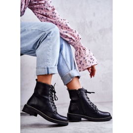 PG1 Bottes pour femmes à clous Noir Rostill le noir 7