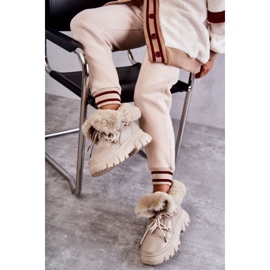 PS1 Bottes Chaudes Beige Charles Trappers 8