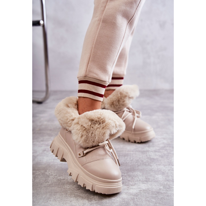 PS1 Bottes Chaudes Beige Charles Trappers 2