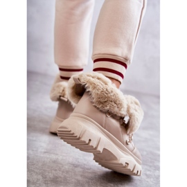 PS1 Bottes Chaudes Beige Charles Trappers 3