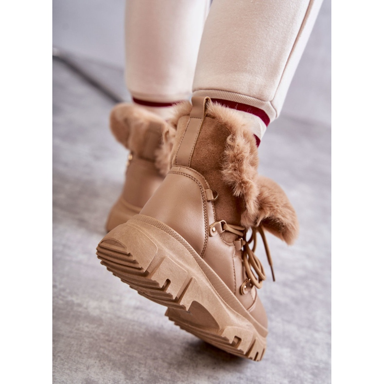 Bottes chaudes Charles beige foncé 1