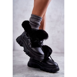 Noir Bottes chaudes noires Charles le noir 7