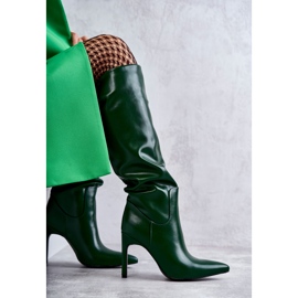 FB2 Bottes en éco-cuir On Green Rissa vert 4