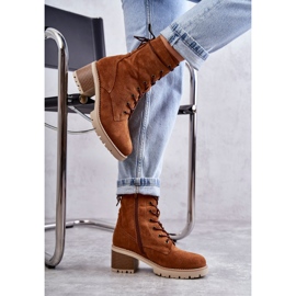 Bottes Chaudes à Talons Hauts Femme Camel Julieta brun 11