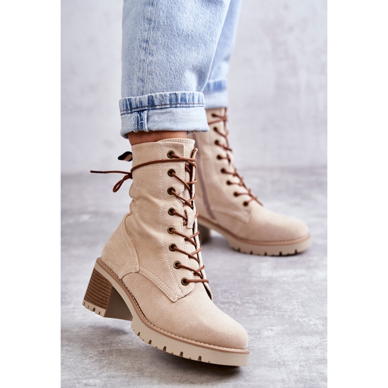 FE1 Bottes Chaudes Pour Femmes À Talons Hauts Beige Julieta 1 FE1 Bottes Chaudes Pour Femmes À Talons Hauts Beige Julieta 1