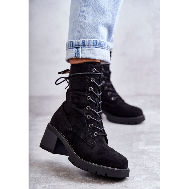 Bottes chaudes pour femmes à talons hauts Julieta Black noir 1