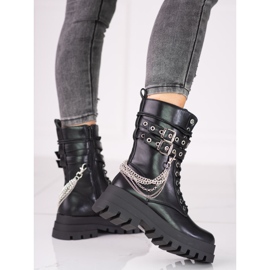 Ouvrières Shelovet avec ornements le noir 2