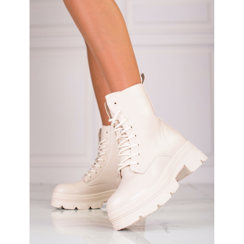 Sacs pour femmes Shelovet beige en cuir écologique 1