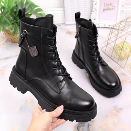 Bottes isolées noires bottes femme noir Filippo PAW372 le noir 1