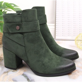 Bottes chaudes en daim vert pour femme Laura La.Fi 2