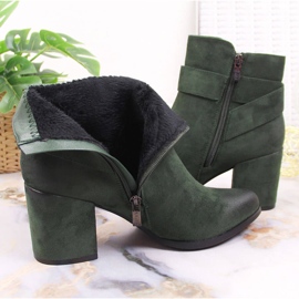 Bottes chaudes en daim vert pour femme Laura La.Fi 4
