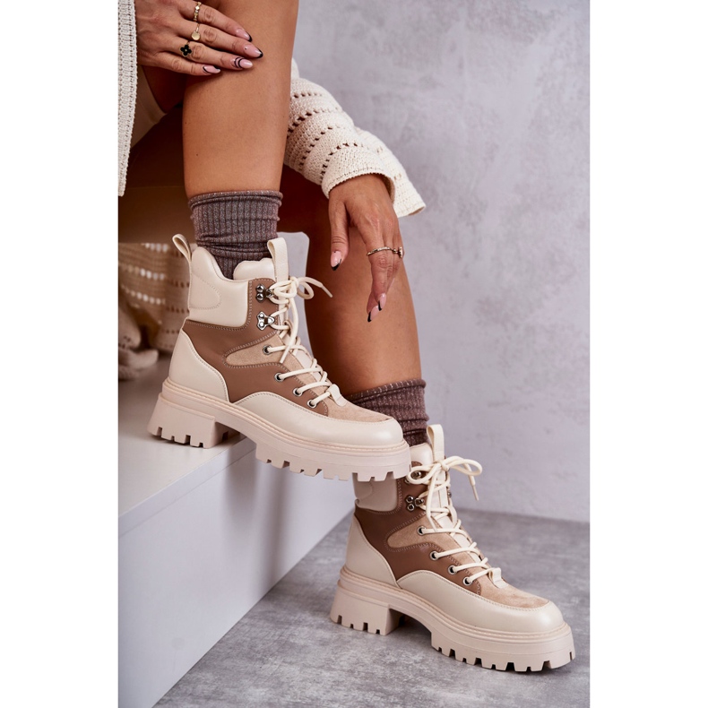 PS1 Bottes Chaudes Trappers Beige-Marron Settimo brun multicolore 1