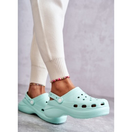 FS1 Chaussons Mousse Femme Menthe Crocs Coline vert 3