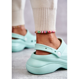 FS1 Chaussons Mousse Femme Menthe Crocs Coline vert 4