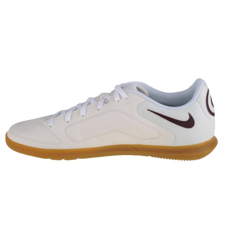 Nike Tiempo Legend 9 Club Ic M DA1189-169 chaussures de football blanche beiges et marrons 1