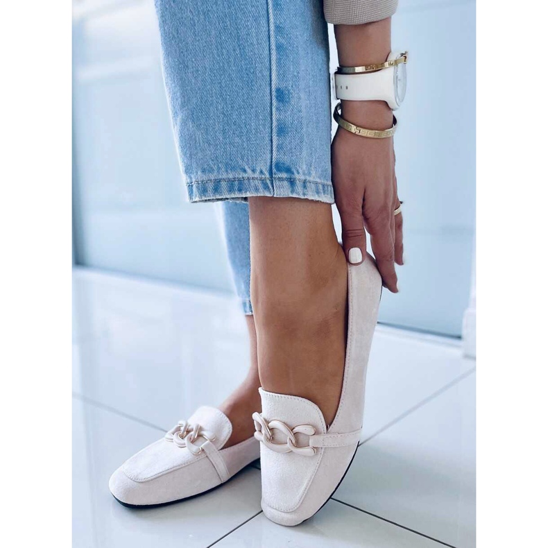 Mocassins femme Carla Nude beige 2