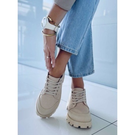 Baskets trekking Golv Kaki beige 5