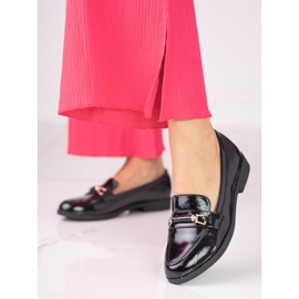 Mocassins femme Shelovet noir 1