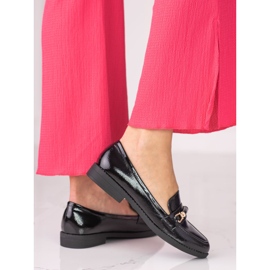 Mocassins femme Shelovet noir 2