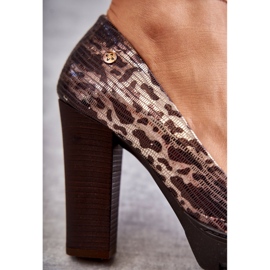 Escarpin Cuir On A Bar Maciejka 02629-02 Marron brun 5
