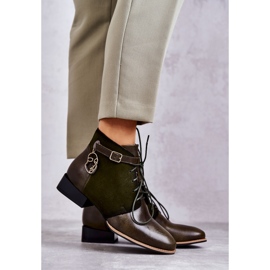 Bottes en Cuir pour Femme Maciejka 5743A-09 Vert 7