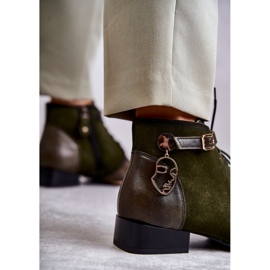 Bottes en Cuir pour Femme Maciejka 5743A-09 Vert 6