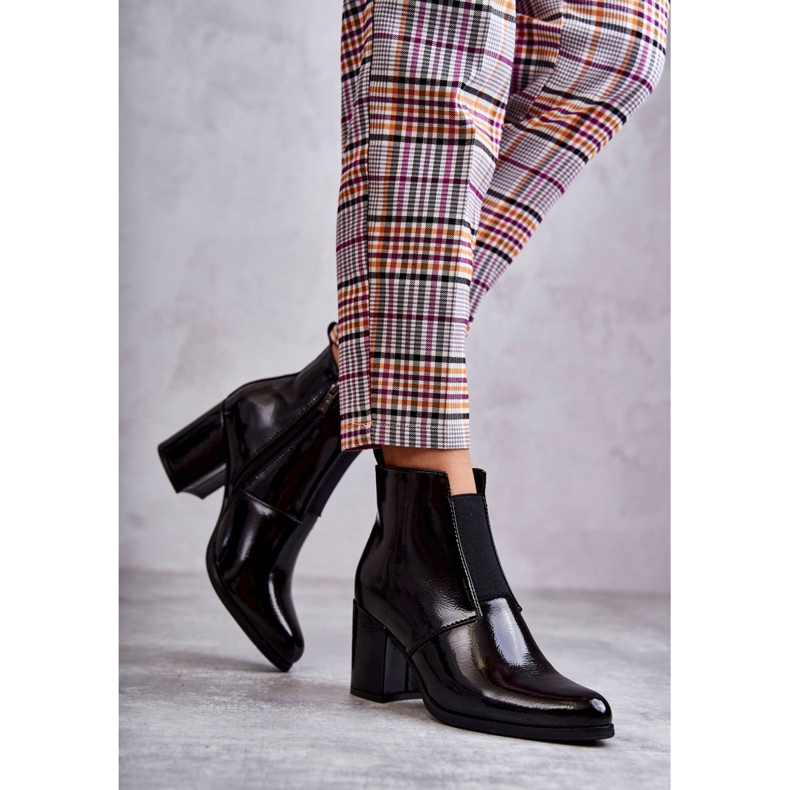 PL4 Bottes Classiques Laquées La.Fi 260035B-LA Noir 1