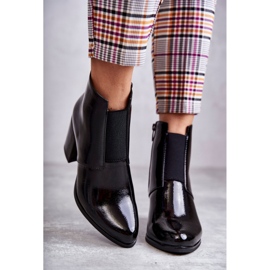 PL4 Bottes Classiques Laquées La.Fi 260035B-LA Noir 2