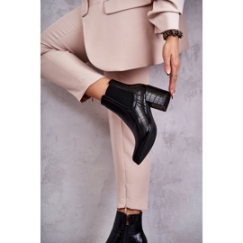PL4 Bottes en cuir serpent La.Fi 260038B-XC Noir le noir 5