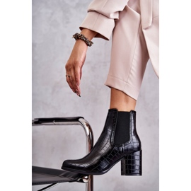 PL4 Bottes en cuir serpent La.Fi 260038B-XC Noir le noir 6