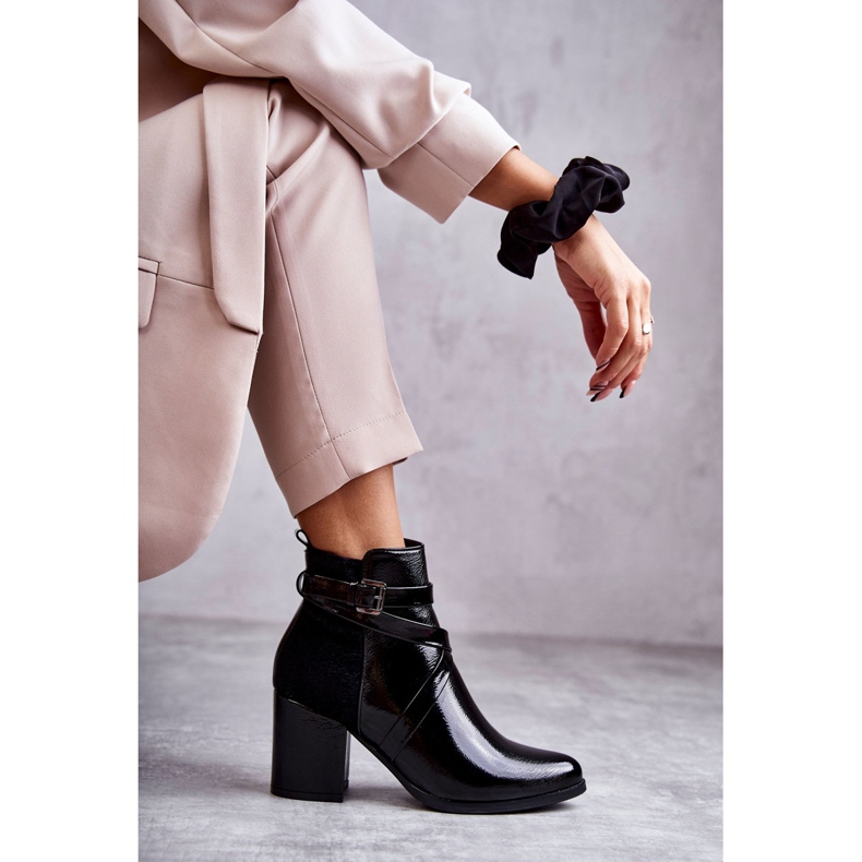 PL4 Bottes Laquées à la Mode La.Fi 260037B-LA Noir le noir 1