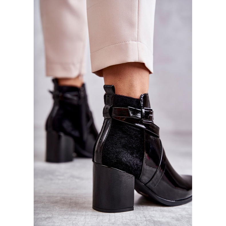 PL4 Bottes Laquées à la Mode La.Fi 260037B-LA Noir le noir 2