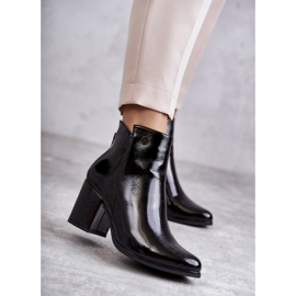 PL4 Bottes Laquées Femme La.Fi 260039B-LA Noir 1