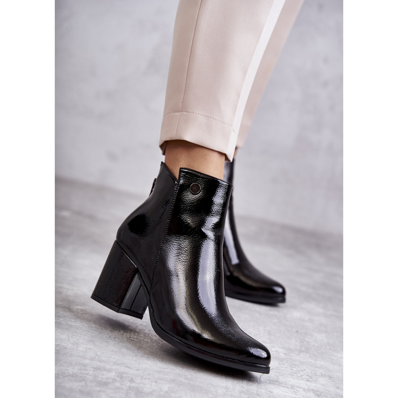 PL4 Bottes Laquées Femme La.Fi 260039B-LA Noir le noir 1