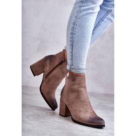 PL4 Bottines en Daim pour Femme La.Fi 260039DTA-SU Beige 1