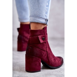 PL4 Bottines en daim pour femme La.Fi 260041WI-SU Rouge multicolore 6