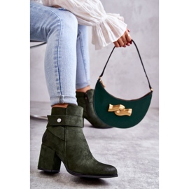 PL4 Bottines en daim pour femme La.Fi 260041BGR-SU Vert 3