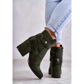 PL4 Bottines en daim pour femme La.Fi 260041BGR-SU Vert 6