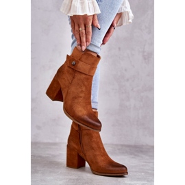 PL4 Bottines en Daim pour Femme La.Fi 260041C-SU Camel brun 1