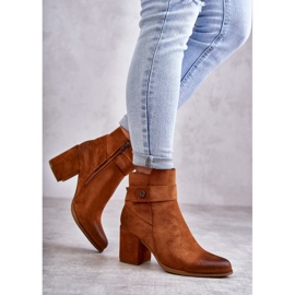 PL4 Bottines en Daim pour Femme La.Fi 260041C-SU Camel brun 2