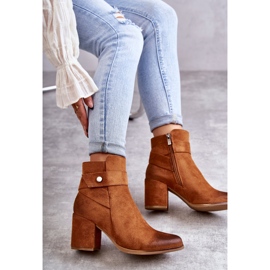 PL4 Bottines en Daim pour Femme La.Fi 260041C-SU Camel brun 5
