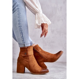 PL4 Bottines en Daim pour Femme La.Fi 260041C-SU Camel brun 9
