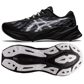 Asics Novablast 3 M 1011B458 002 chaussures de course blanche le noir 1