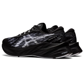 Asics Novablast 3 M 1011B458 002 chaussures de course blanche le noir 2