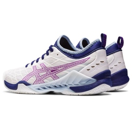Asics Blast Ff 3 W 1072A080 100 chaussures de handball blanche 2